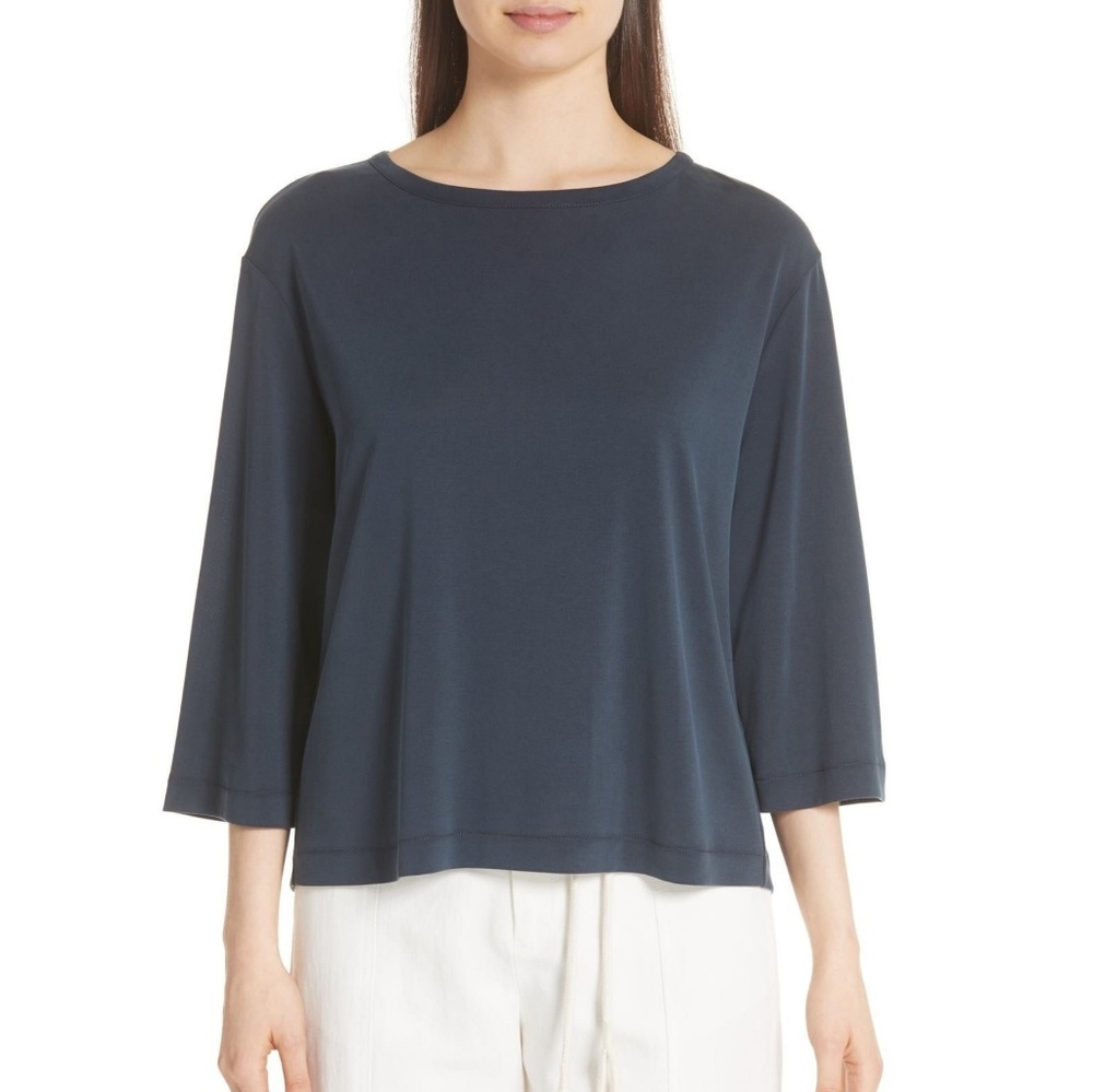 NWT Vince Tie Back Top Navy XS